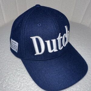 Dutch Bros Navy Blue Hat with White Embroidered Logo